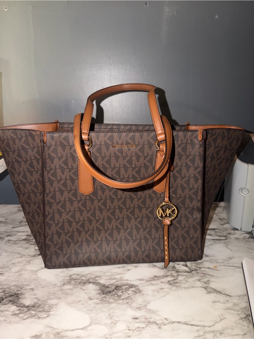 Michael Kors large brown tote